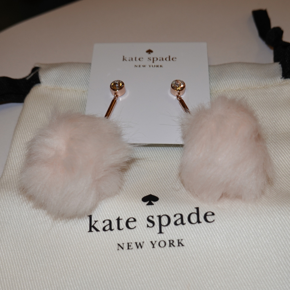 Kate Spade Flying Colors Pouf Earrings - Picture 5 of 6